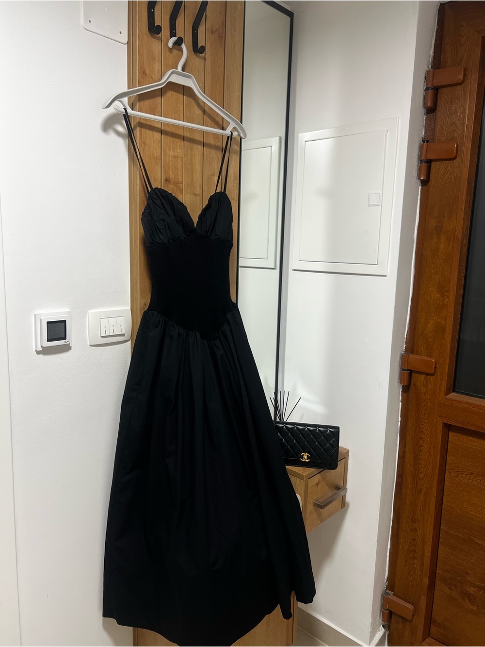 Torn by Ronny Kobo Black Strapless Sweetheart Gown